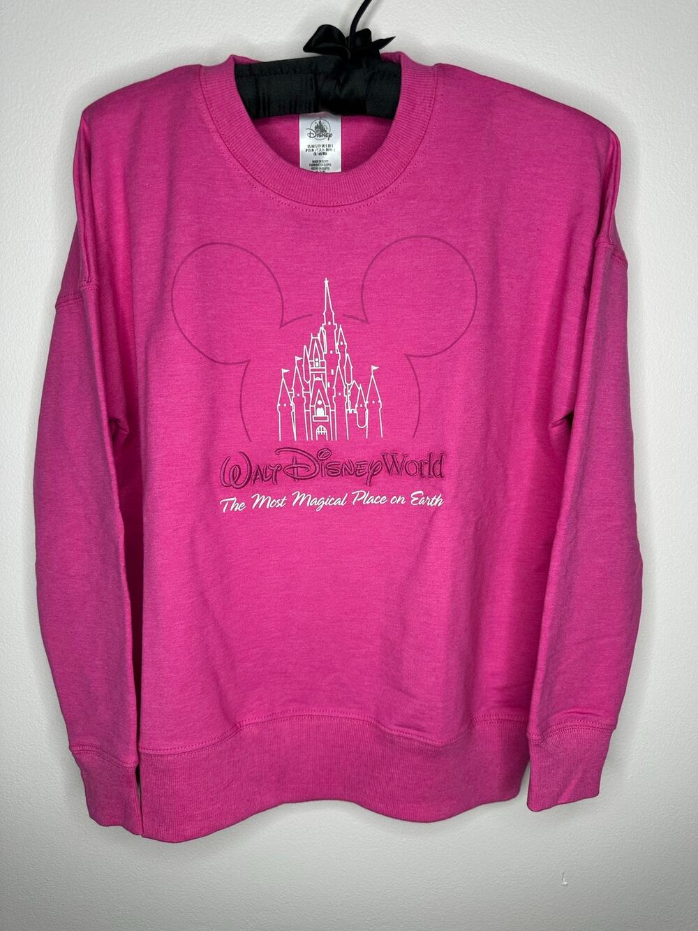 Disney Parks Walt Disney World Cinderella Castle Collection Pink Sweatshirt
